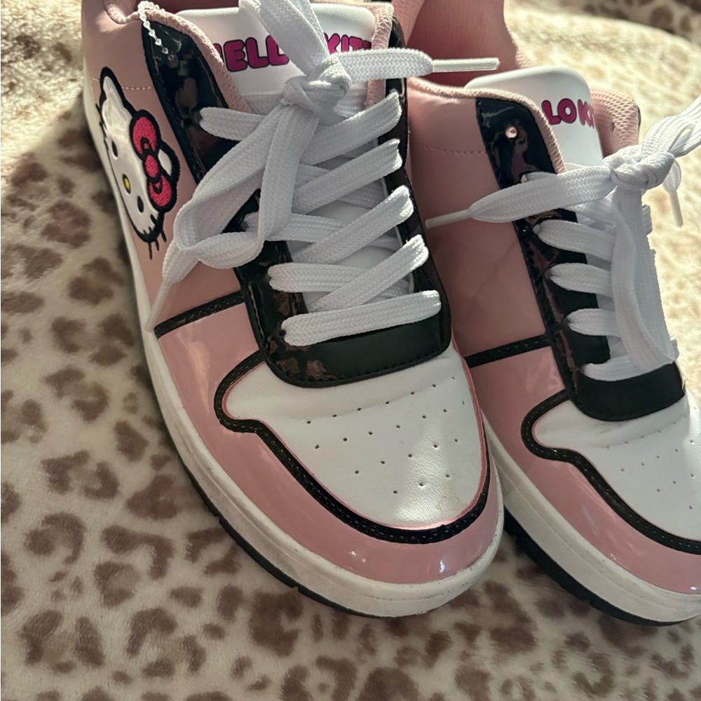 Hello Kitty Pink and White Sneakers